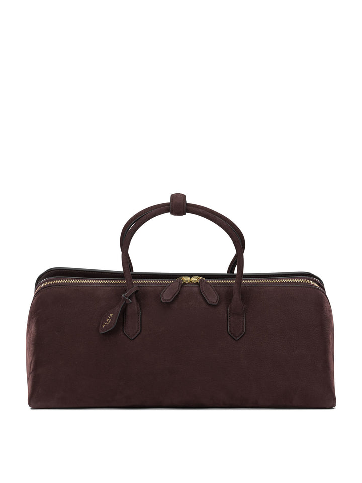 AlaïA Delta Handbags - Bordeaux | 703876d3c2cdafabbd0ff011df1a1f97448522c2