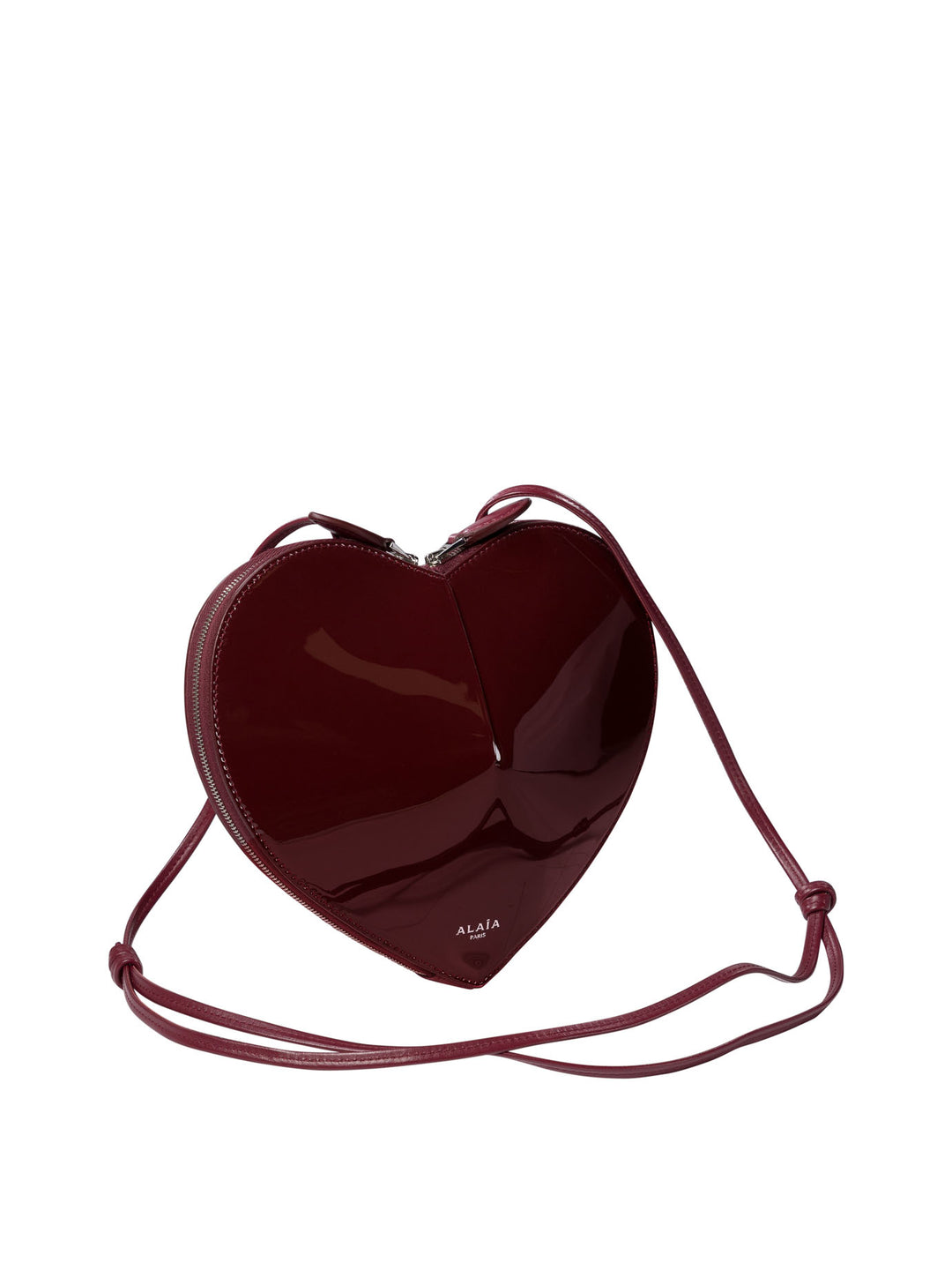 AlaïA Le Cœur Crossbody Bags - Bordeaux | f31454305d428df455b7ff89f16fc19319653de5