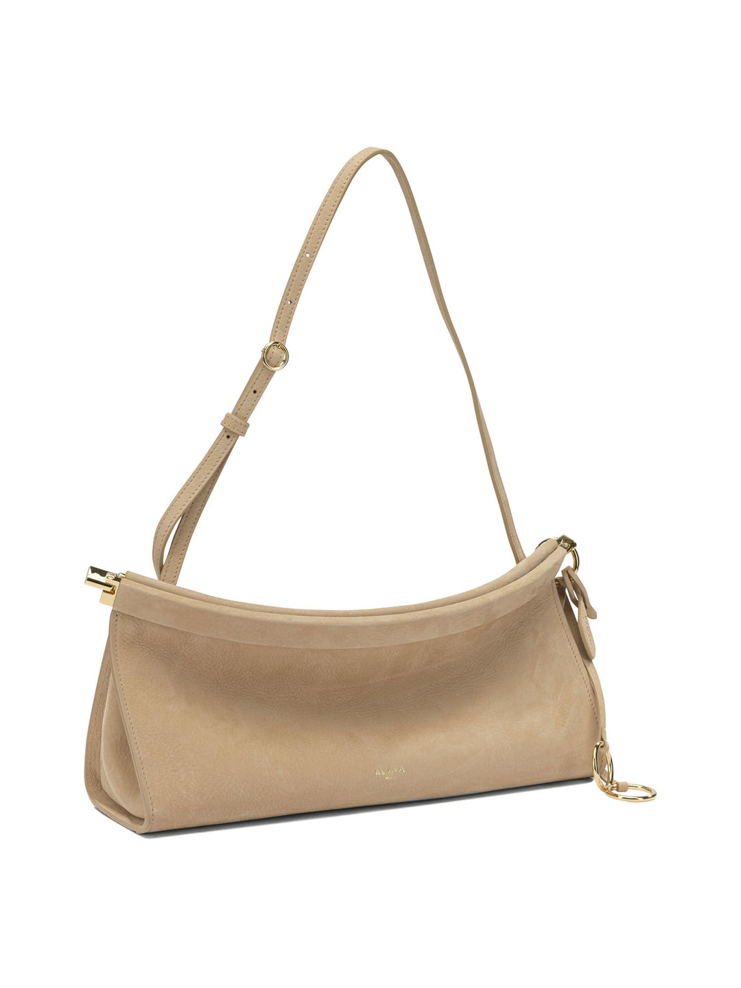 AlaïA Le Click East West Shoulder Bags - Beige | 5bf3002cfd141358421baa1e74dbc679bce45ad1