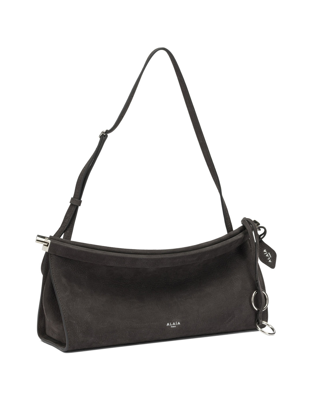 AlaïA Le Click East West Shoulder Bags - Grey | 6376a0ed50ccd4e440537627df12d443f5107d1f