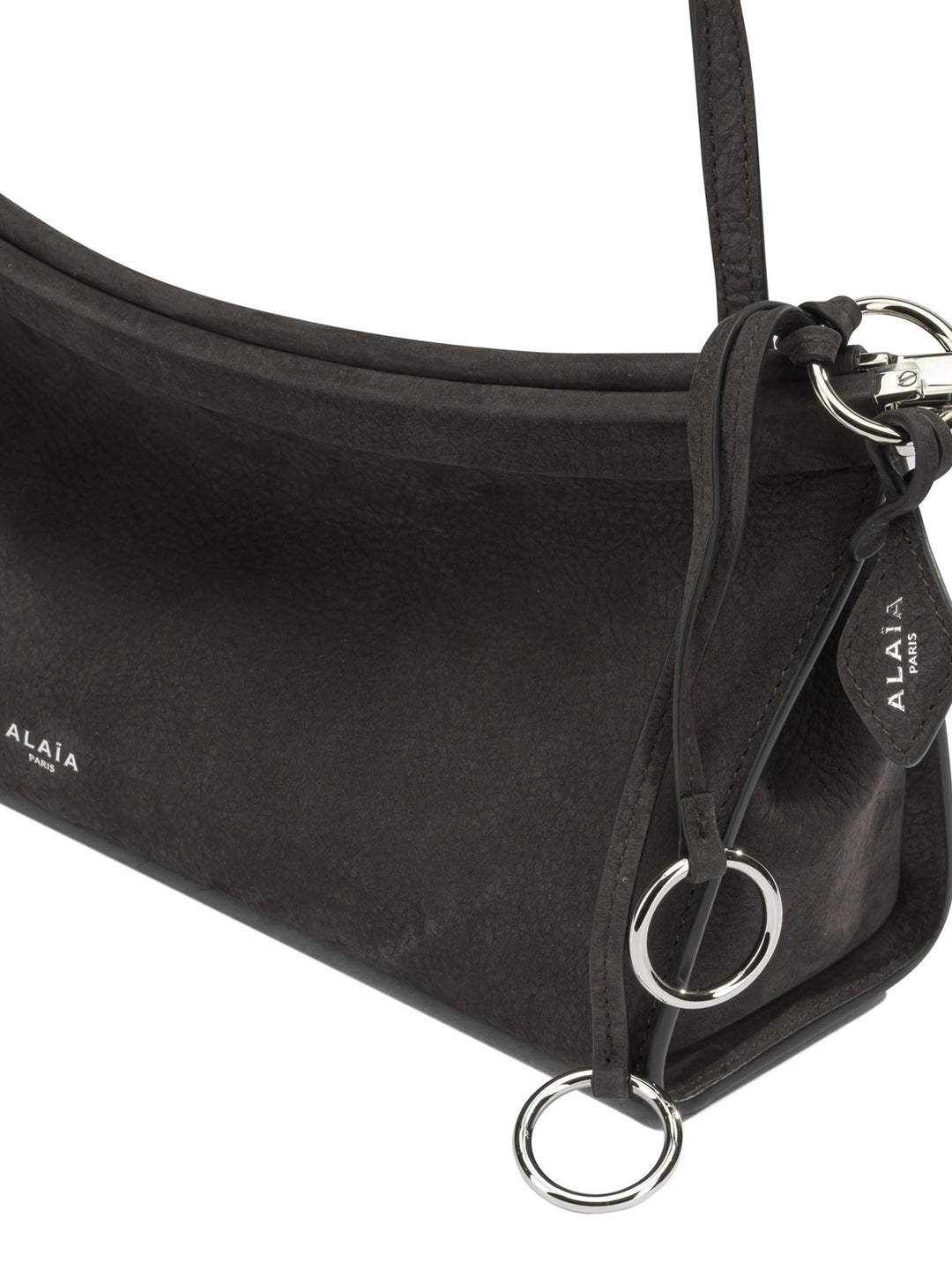 AlaïA Le Click East West Shoulder Bags - Grey | c5c832e3c9f1f4ecf596d18e9ff707a2158b472a