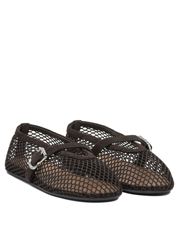 AlaïA Mary Jane Mesh Ballet Flats Ballerinas - Brown | 0bfb000c3a1c4cc0950b0b9d966a2db22856b723
