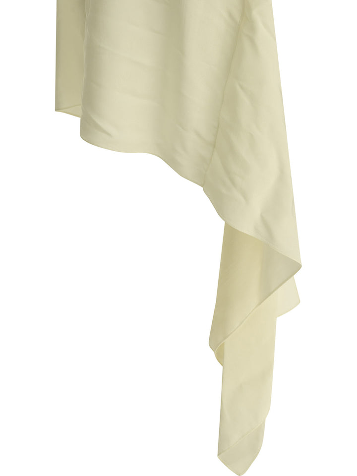 AlaïA Asymmetrical Short Dress Dresses - White | ca95600843cb92f7715316b01b6f7480d6ca3d03