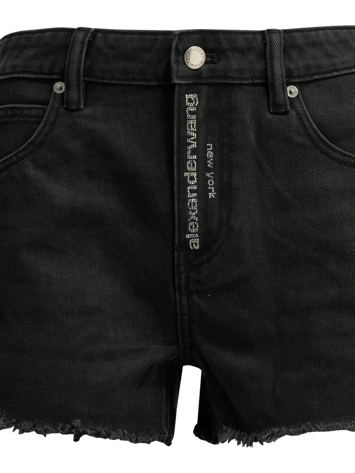 Alexander Wang Fly Shorts - Black | 4d84527b759fd6da45b8dc21d09a7c968946df06