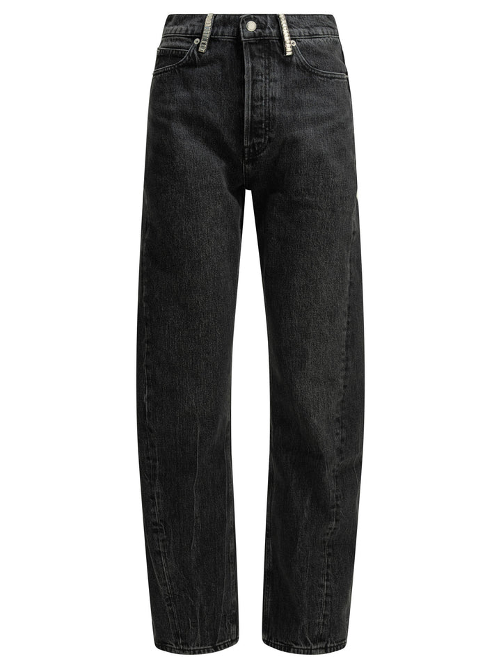 Alexander Wang Wide-Leg Jeans - Black | 6e7e1d381fe46b7d11fbd1976758c90a0ec79ad5