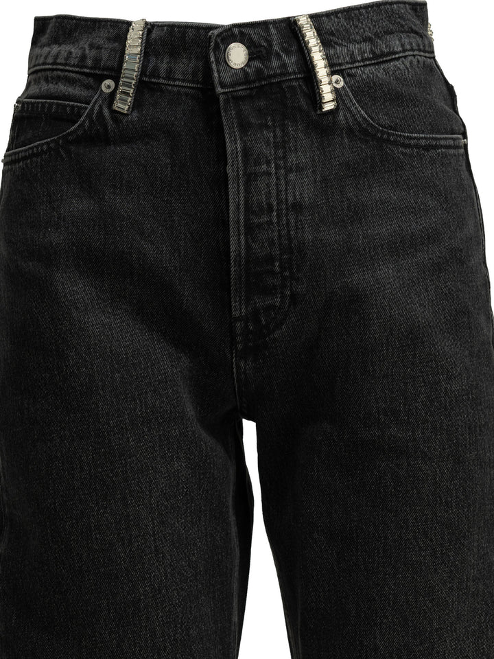 Alexander Wang Wide-Leg Jeans - Black | 7845715aad8b337a8d343963b4bc86c9b05bd809