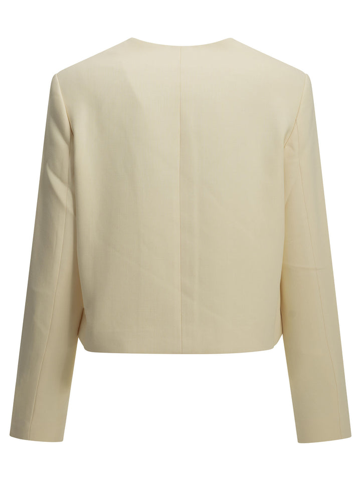 Almada Label Funda Jackets And Coats White