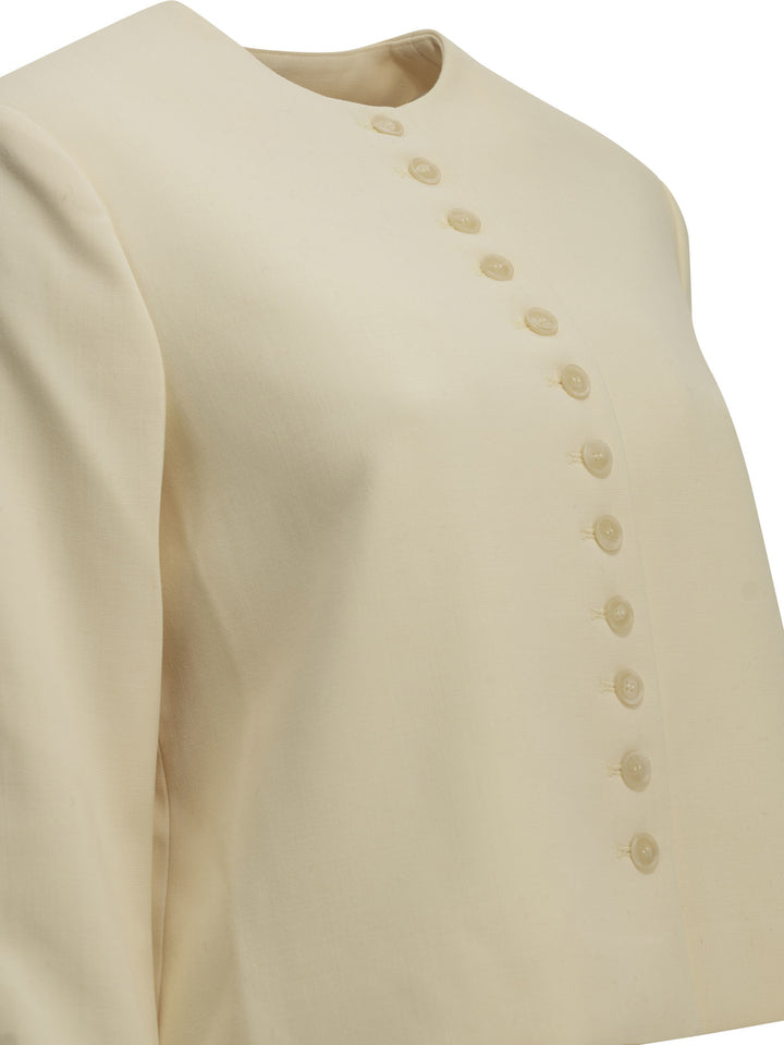 Almada Label Funda Jackets And Coats White