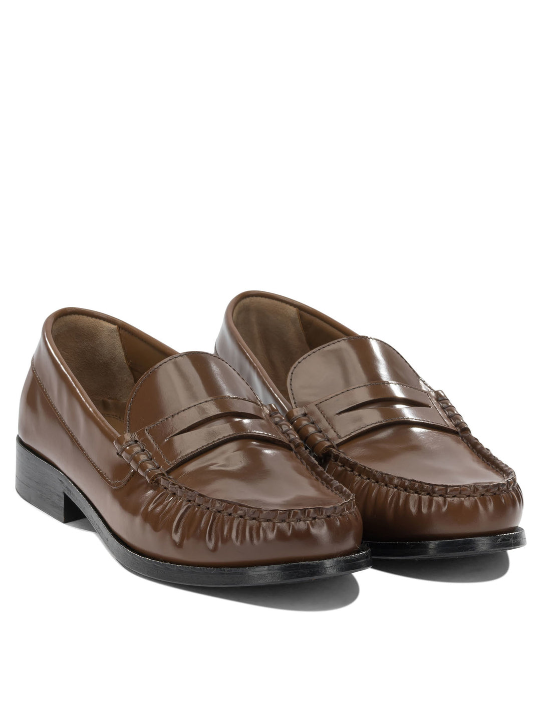 Alohas Rivet Loafers & Slippers - Brown | 7c6e6d874cd614ce0f2bcf05b69977de60cdfc90