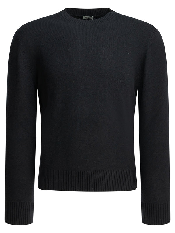 Cashmere Crew-Neck Sweater Knitwear Blue