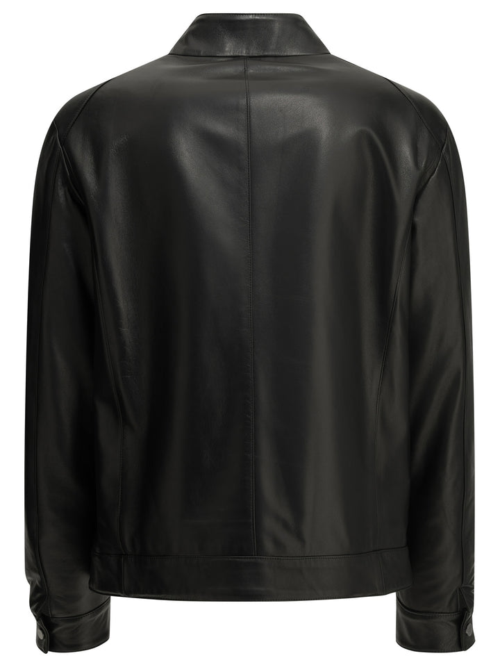 Altum Padded Leather Jacket Jackets and Coats - Black | 8497f2c8e830cfbedde1227e6bd2443e78e0c19b