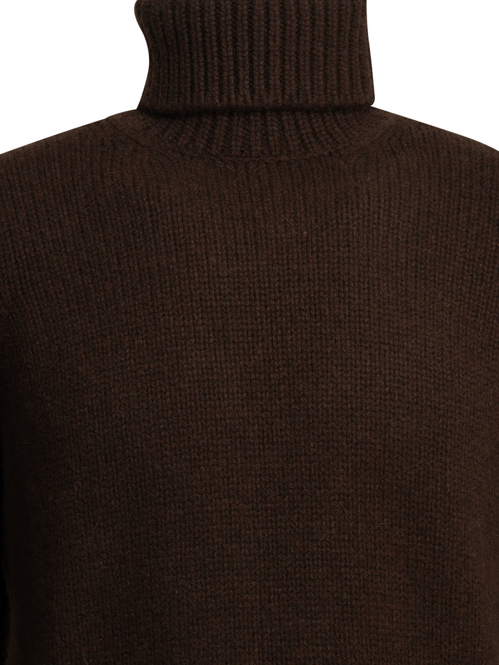 Altum Cashmere Turtleneck Sweater Knitwear - Brown | cdb9eb16666c24f77b4ac07872039458663c33a2