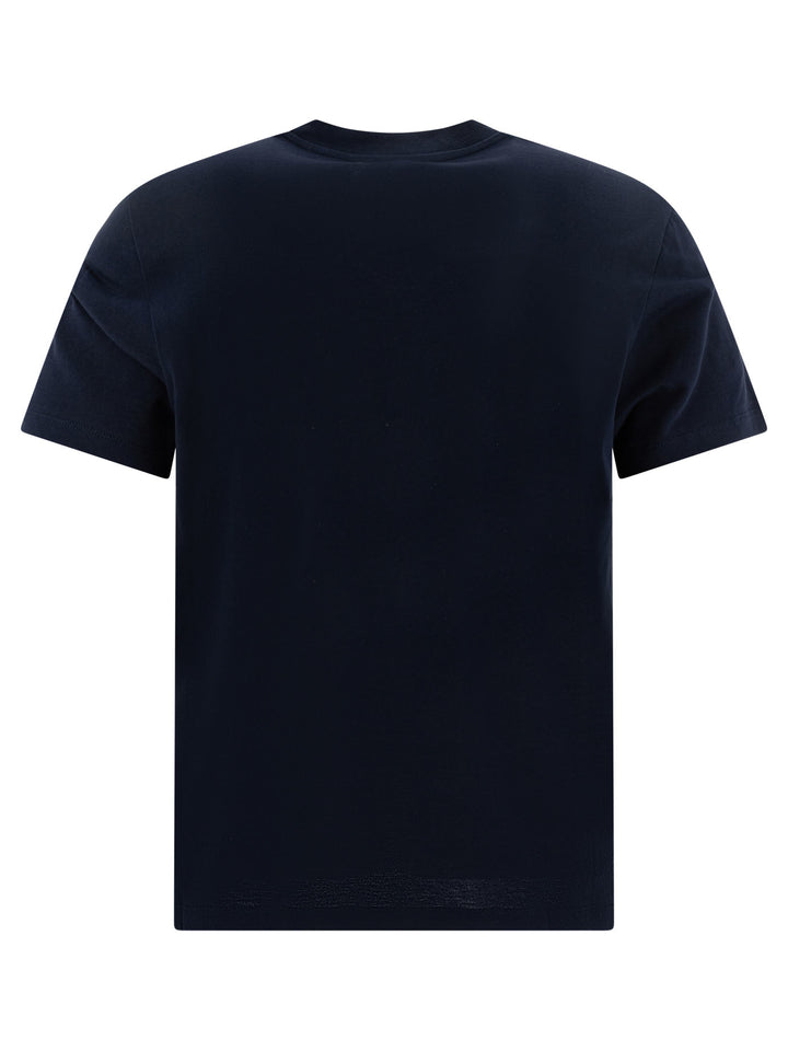 Ami Paris Crew-Neck T-Shirt With Logo T-shirts - Blue | a7c9ce158ba77267866a6cbc42fbeabf9f171d92