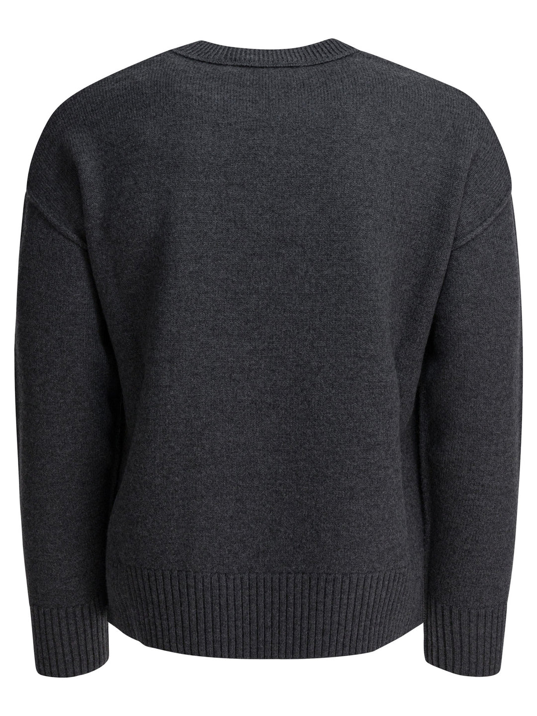 Ami Paris Ami De Coeur Knitwear - Grey | 9c7eace0abd08c08999d0773612d580a16212bf5