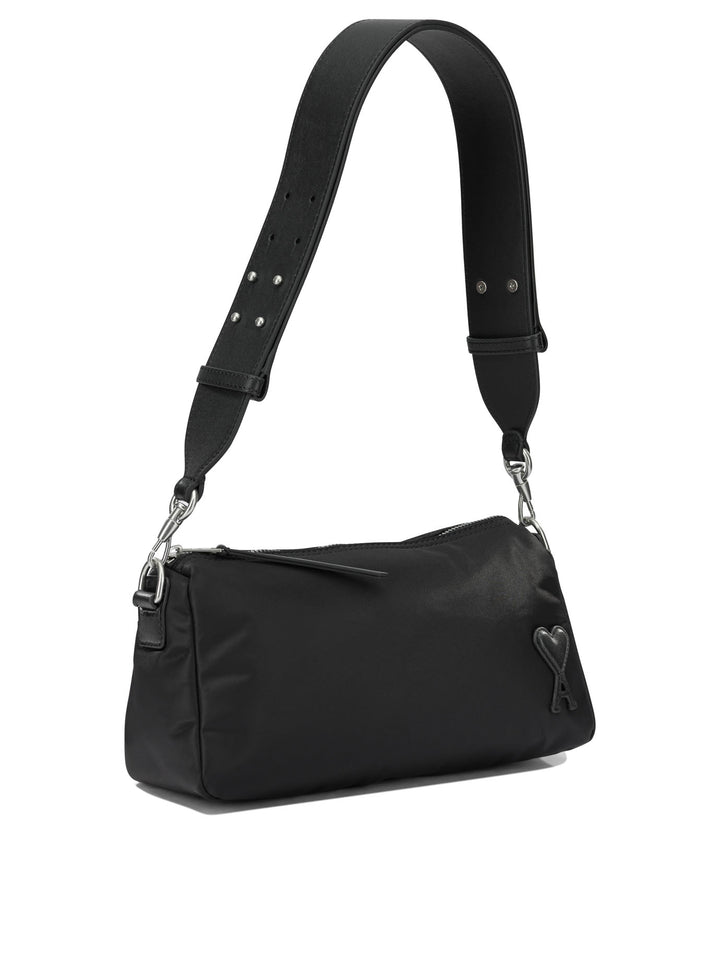 Ami Paris Marcel Shoulder Bags - Black | 79e3d3d508fd96931c3e3cb391981e01bbe4bf1d