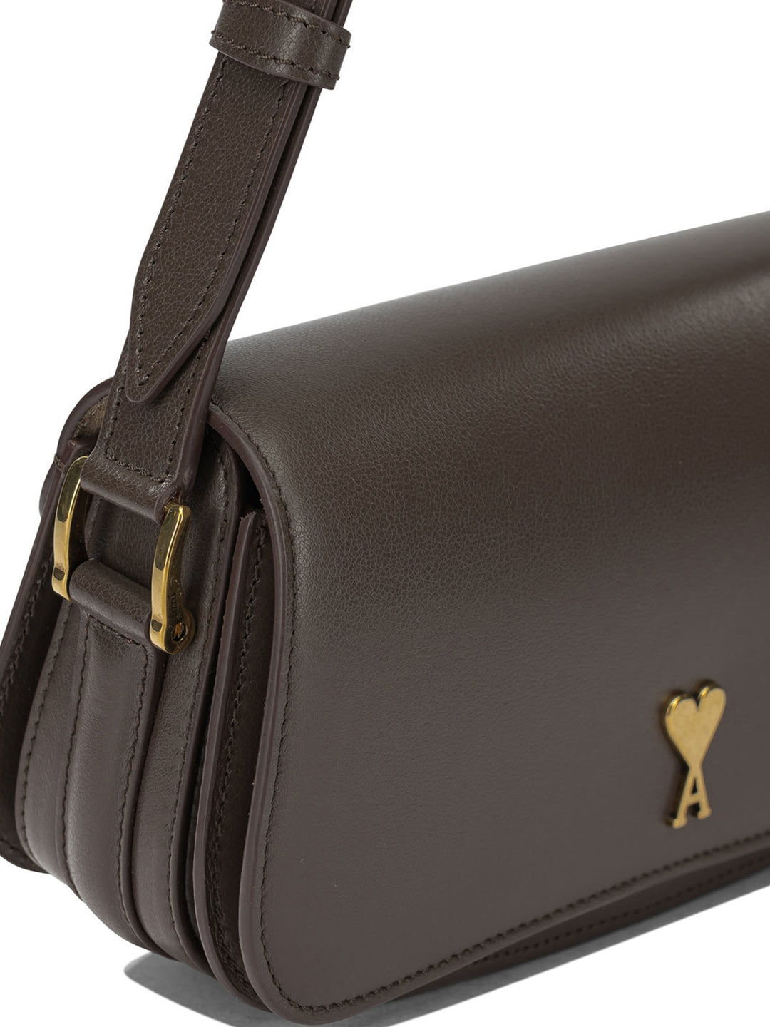 Ami Paris Paris Paris Shoulder Bags - Brown | 835bd8c2f6b58dcb67dc3e520cac001e38ee8aa6