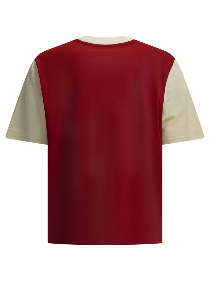 Ami Paris Crewneck T-Shirt With Logo T-shirts - Red | 7ff03f6e5a55b3b0b3754ab04675071be1ebf4b3