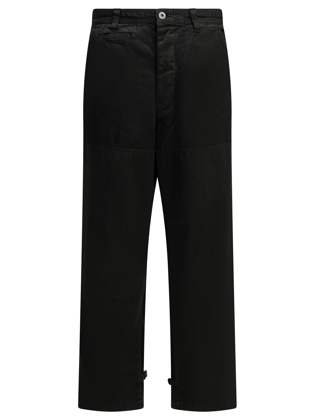 A.Presse Double Knee Trousers - Black | eb012a6ff55a67457f0d3d0457ce98ddd566fef3