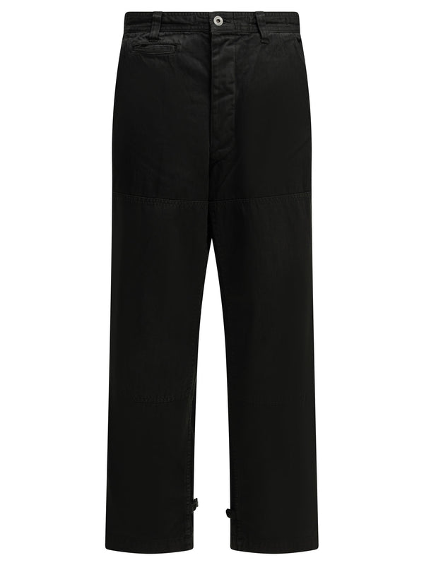 Double Knee Pantalones Negro