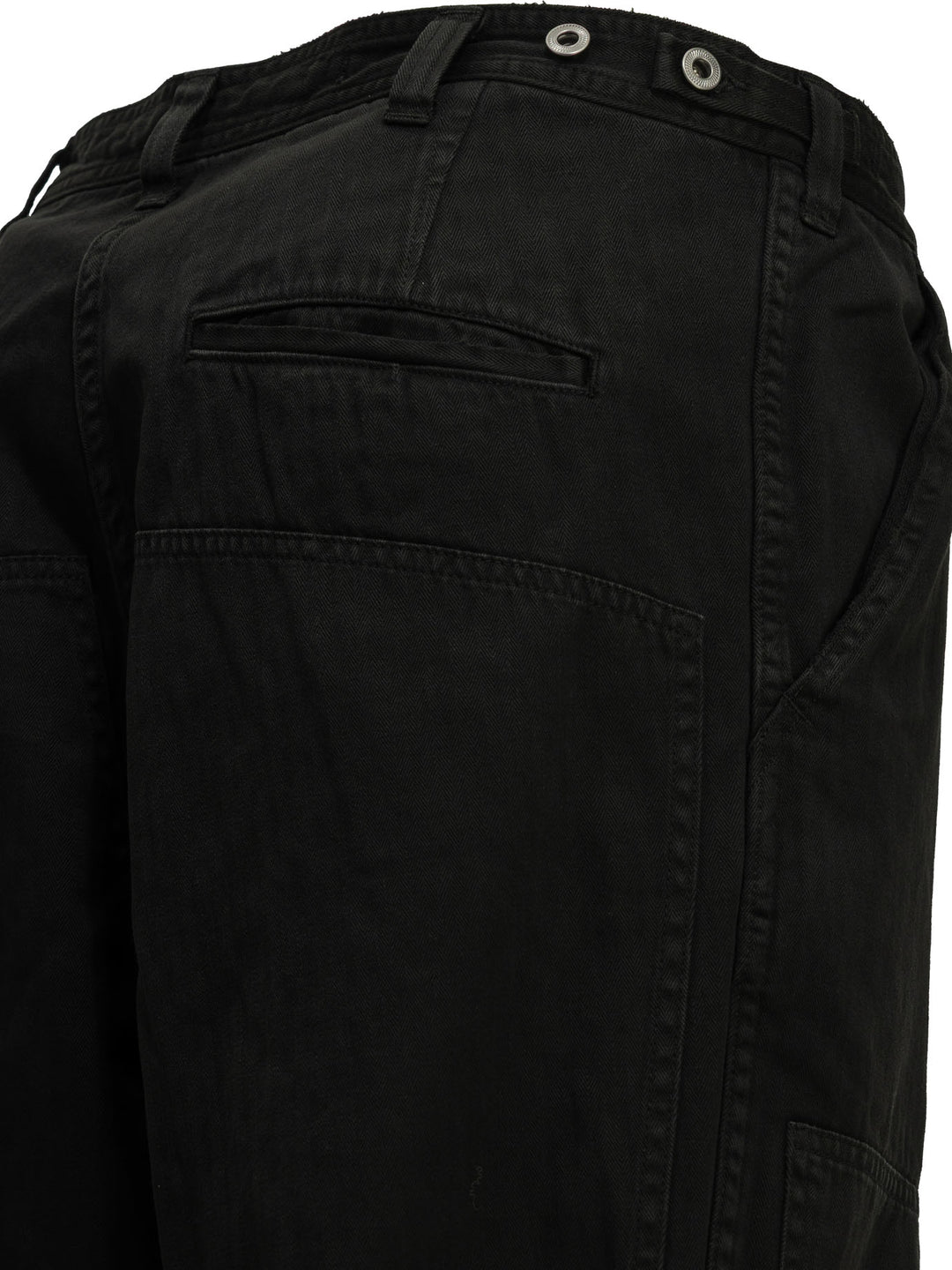 A.Presse Double Knee Trousers - Black | b364c96a0c4cc3404188d7b4ced412e57e415a59