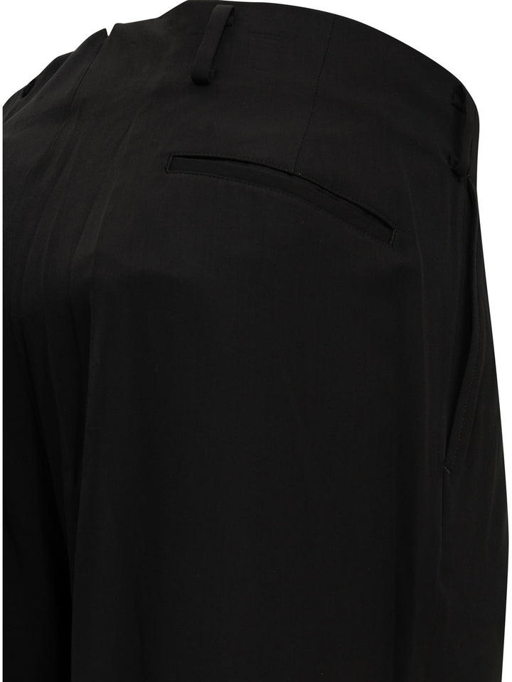 A.Presse Tailored Pants Made Of Wool Blend Trousers - Black | 7d4c1833acdf17c8f283c6162bb6154ca66cdf95
