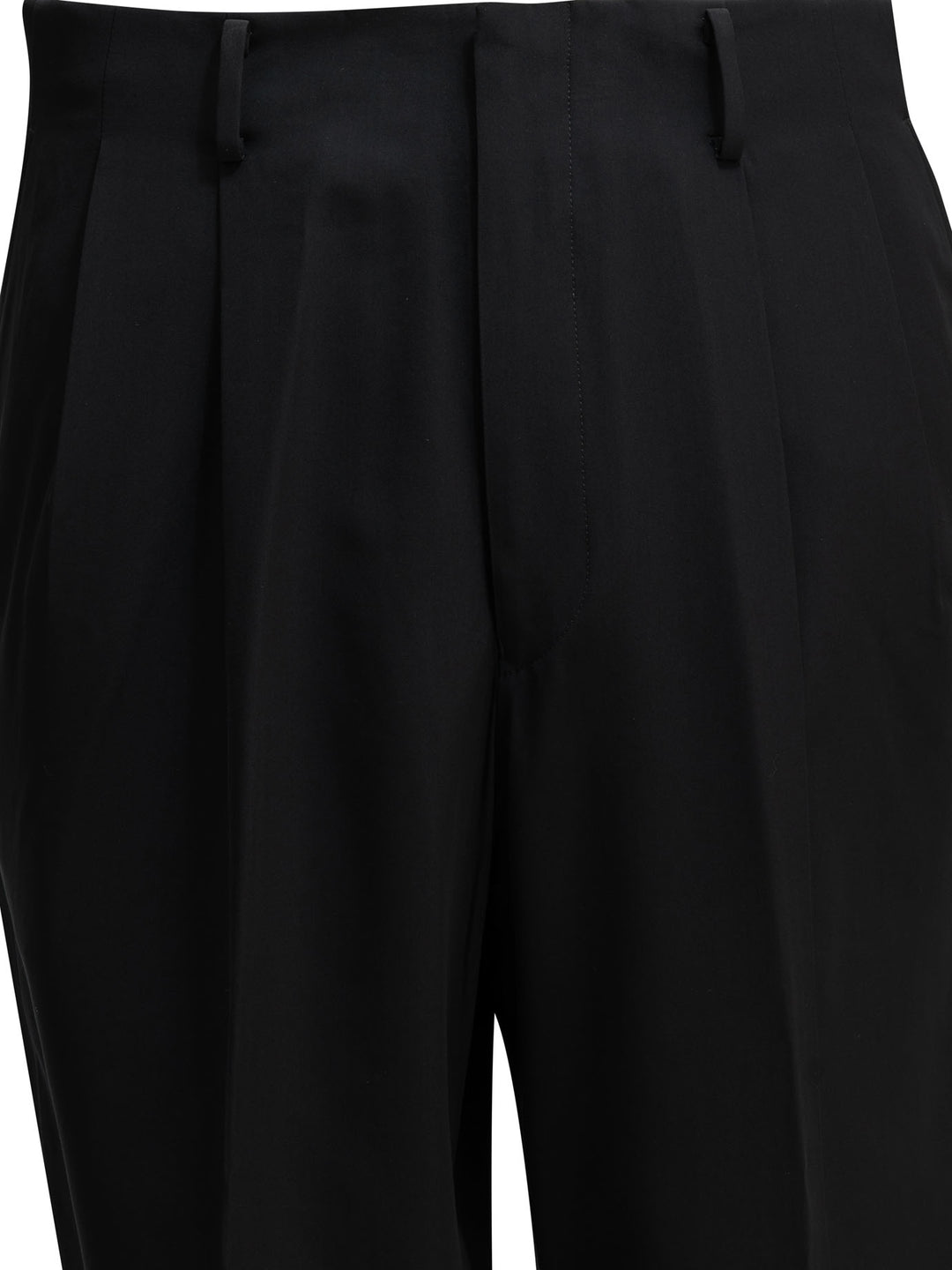 A.Presse Tailored Pants Made Of Wool Blend Trousers - Blue | df1850ed89e8bed84500bbfb1a439b360cbadaae