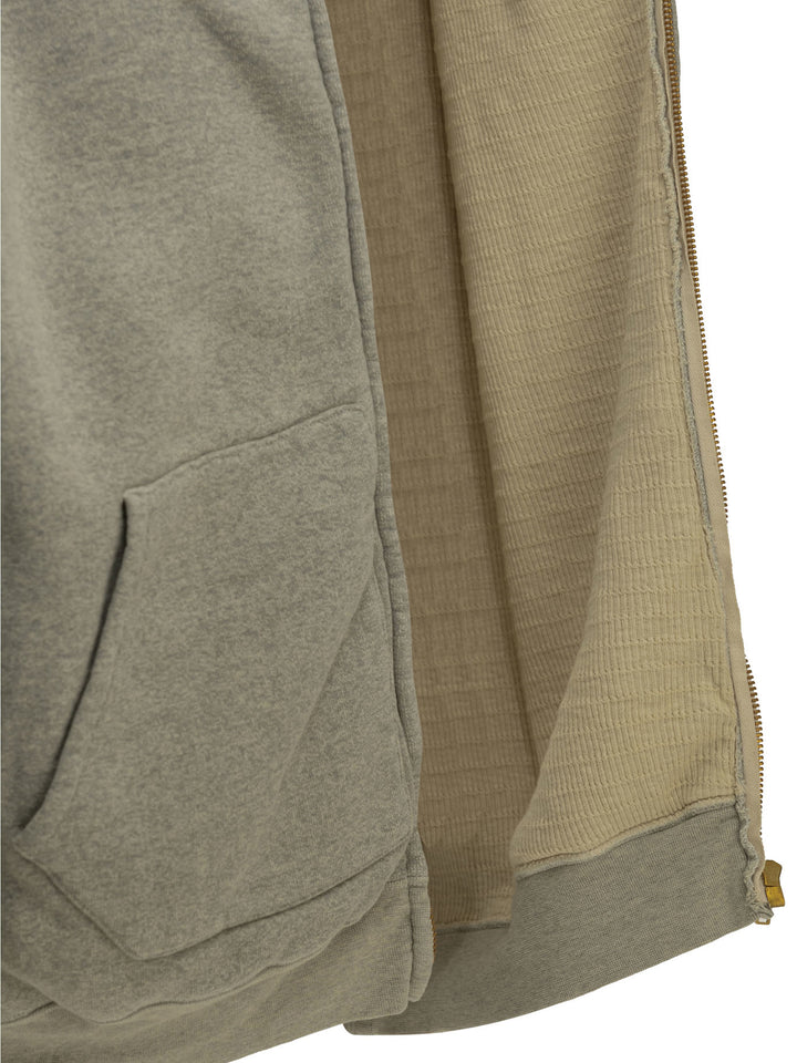 A.Presse Vintage Parka Sweatshirts Grey