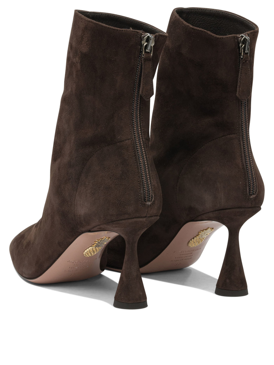 Aquazzura Amore 75 Mm Boots and Ankle Boots - Brown | 9089abc23f902253dddab26bc720aaaa00268b8b