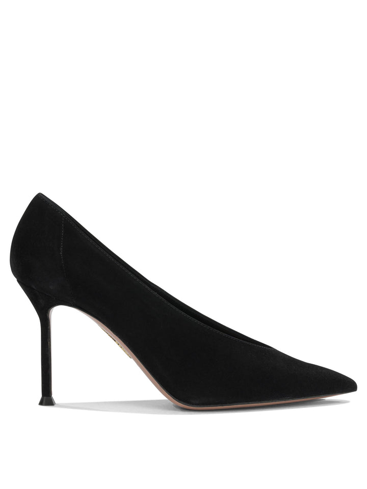 Aquazzura Voltaire 85mm Heeled shoes - Black | b61851a99dec25db6ac717a1e97ec42d349a7ca2