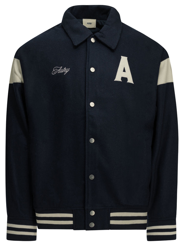 Autry Varsity College Jackets and Coats - Blue | 64518906d48ca75a481d3c441ca87c6bb342b4a9