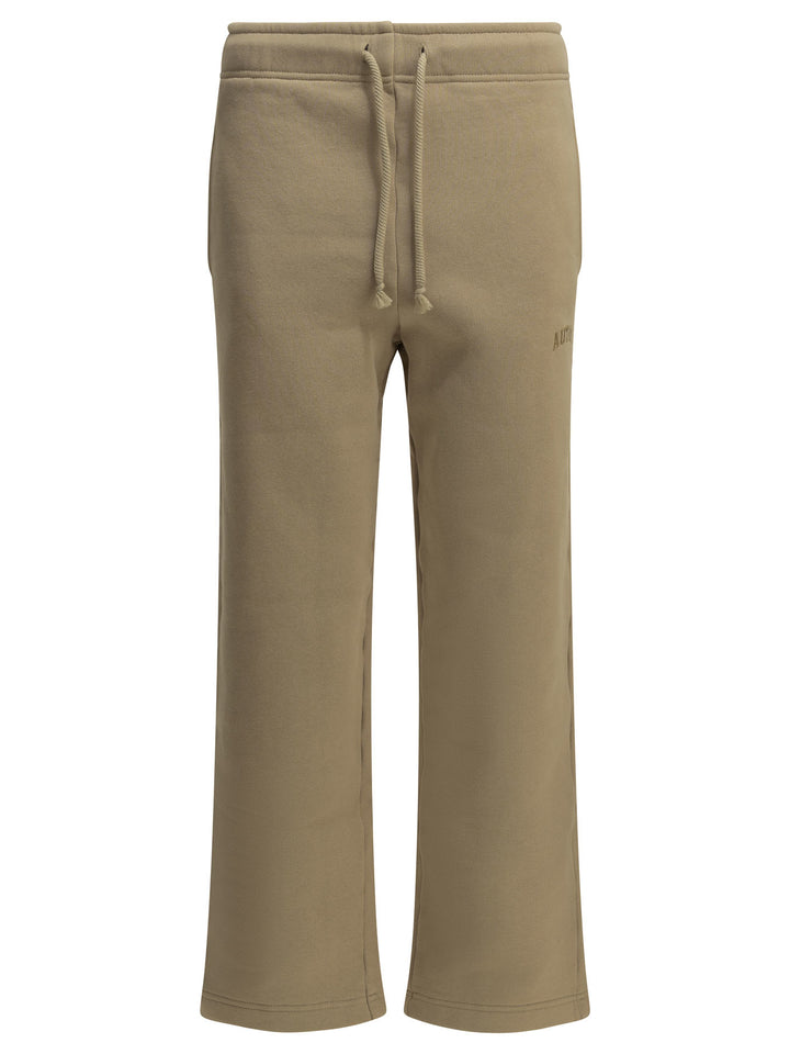 Autry Sports Pants With Logo Trousers - Beige | 3f75c33b6bef7ed20b155276c784215df87b434a