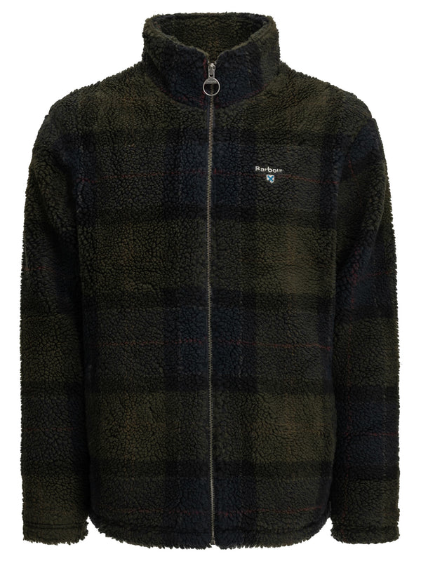 Tartan Fleece Jackets And Coats Black