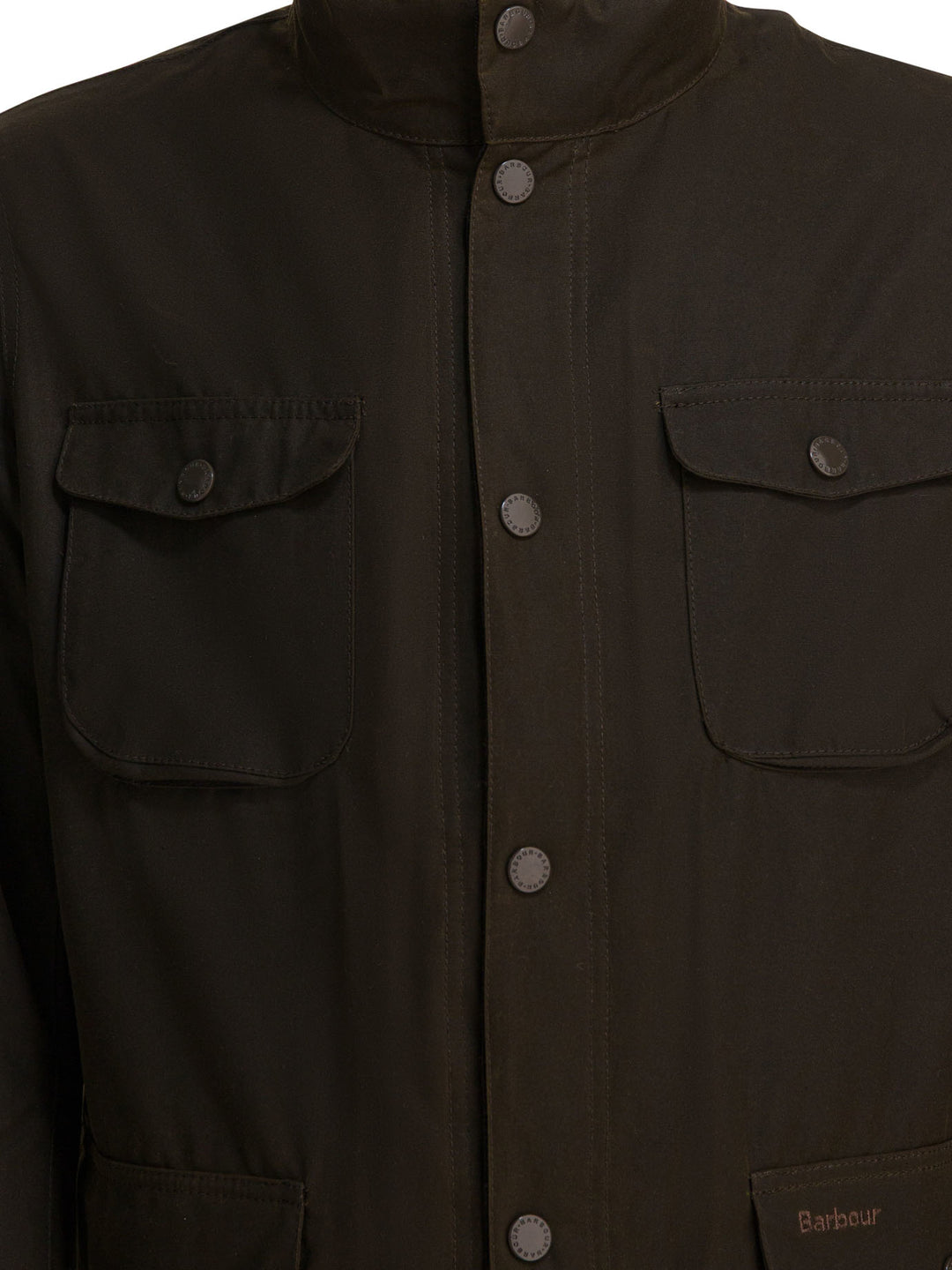 Barbour Ogston Wax Jackets and Coats - Green | 45a04e1b90ce53c09f6d74dffaf11932ca608b03