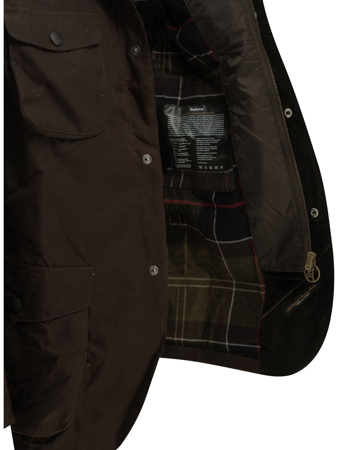 Barbour Ogston Wax Jackets and Coats - Brown | 4add04adc41d6ce8a477efe761411b00a6f6aaa1