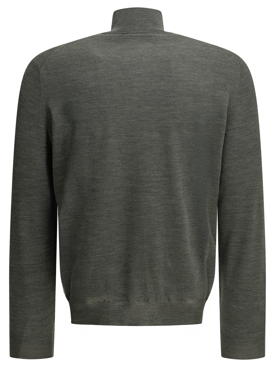 Brunello Cucinelli Zip-Up Sweater Made Of Wool And Cashmere Knitwear - Grey | 66581223252722327573a99455fc0fedc917f62a