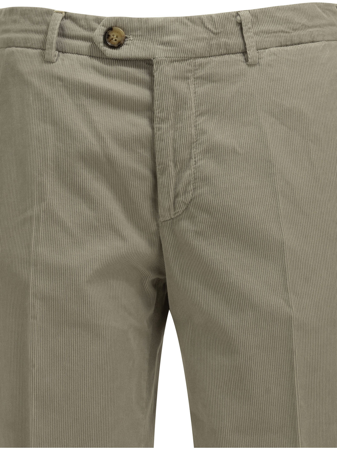 Brunello Cucinelli Tailored Cotton Velvet Pants Trousers - Grey | 6f8b96c915b267b2f9d3466ceceb516fb0492cf2