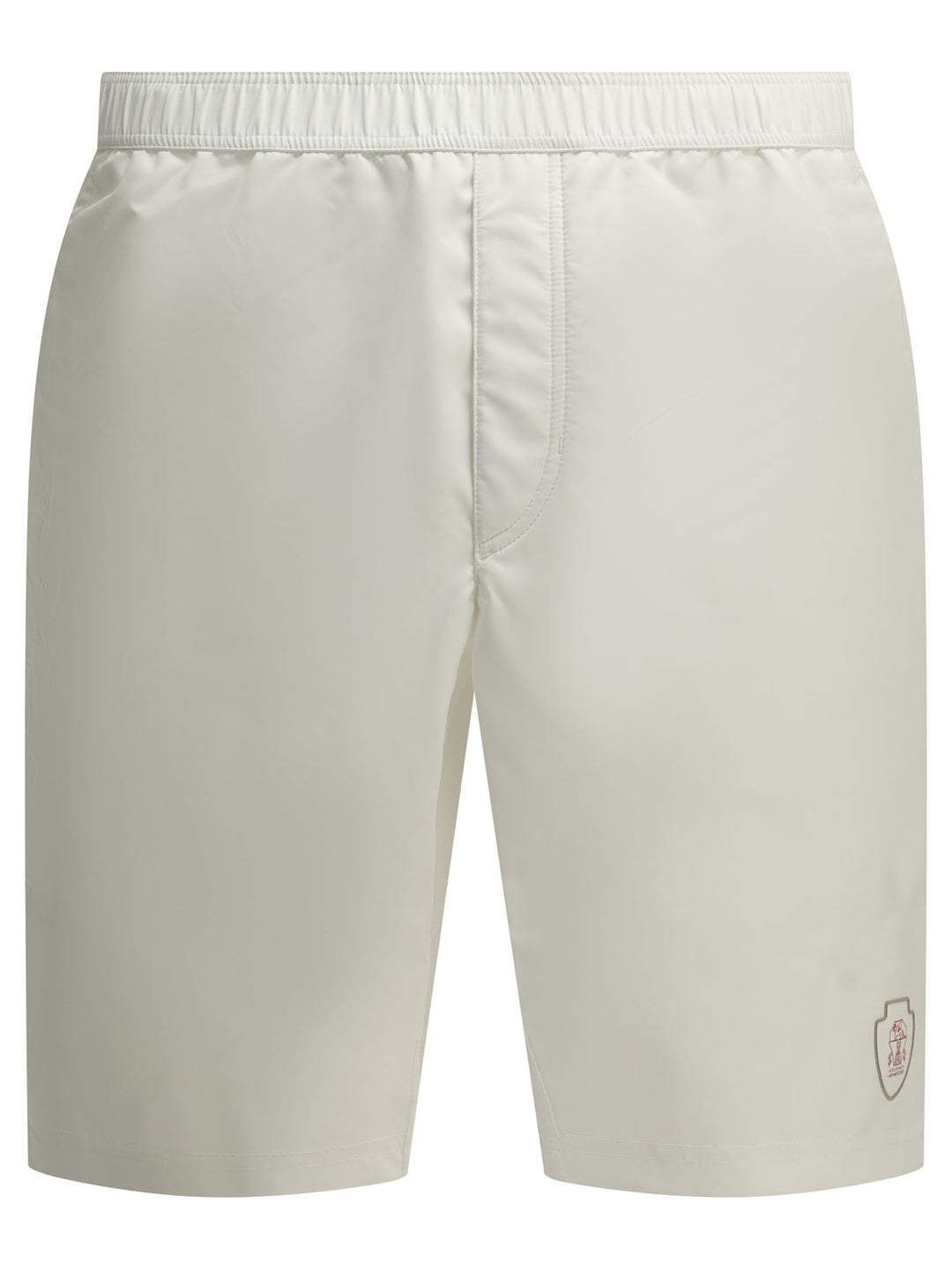 Brunello Cucinelli Logo Shorts - White | 50232a923ea9339188daadd9b99afbc498e4350b