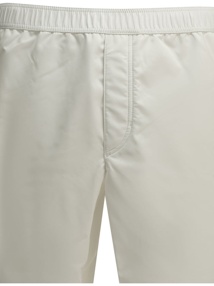 Brunello Cucinelli Logo Shorts - White | 8d0253d34871765bc603c2f670e0e1ff6be234e6