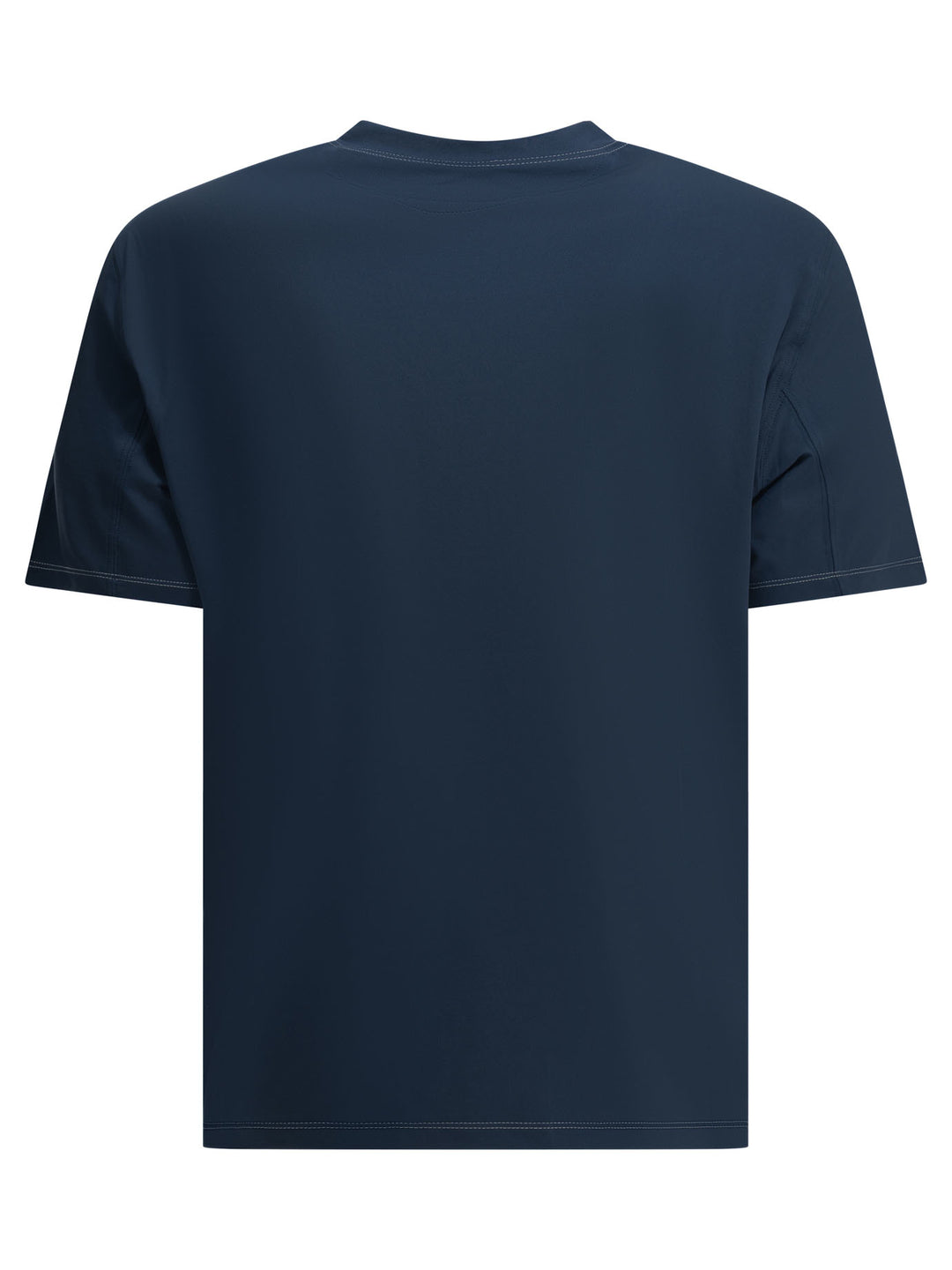 Brunello Cucinelli Crewneck T-Shirt With Logo T-shirts - Blue | 41f3d981e9475c2256d6300cc7afdb7377993e14