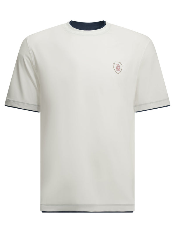 Crewneck T-Shirt With Logo T-Shirts White