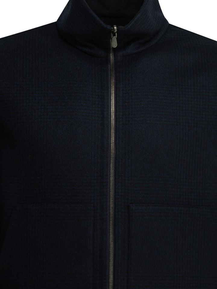 Brunello Cucinelli Cashmere Bomber Jacket Jackets and Coats - Blue | a8d2d8112595ddb3f07db0989fb203b321b39914