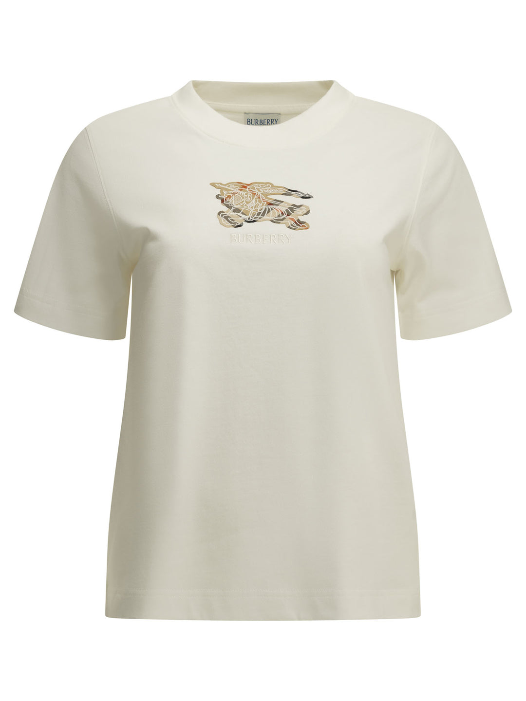 Burberry Knight Check T-shirts - White | 769545aa975c10ef7c394cee5098a5606b0d1325
