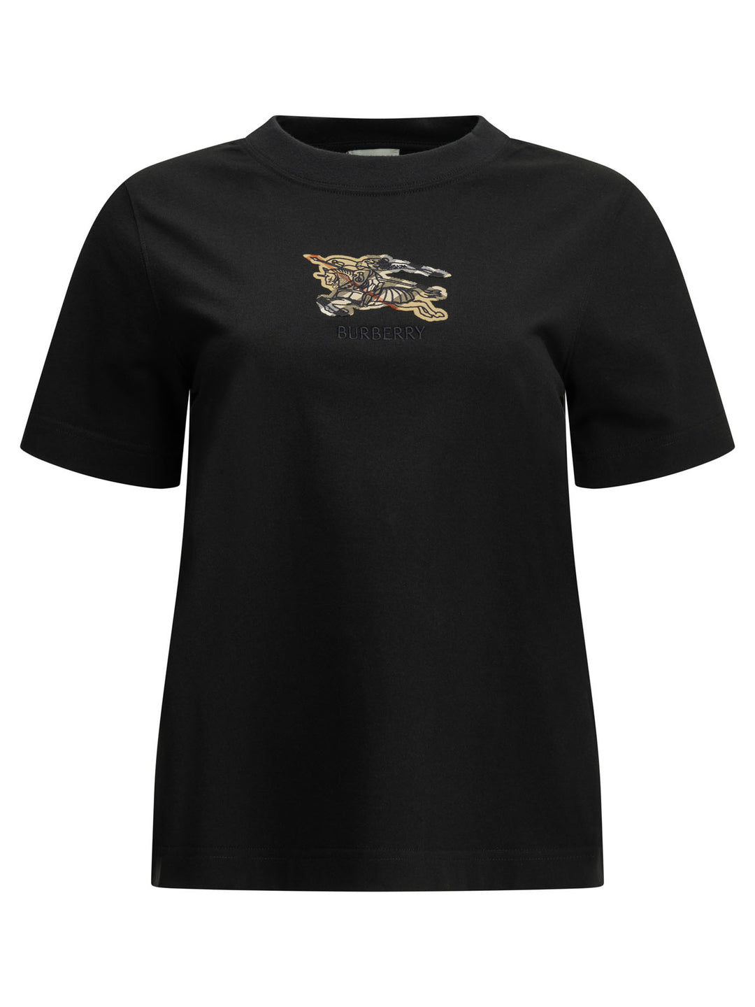 Burberry Knight Check T-shirts - Black | 2669ba9de27a0c1e7d654dca3e40bb0d6fa46bbc