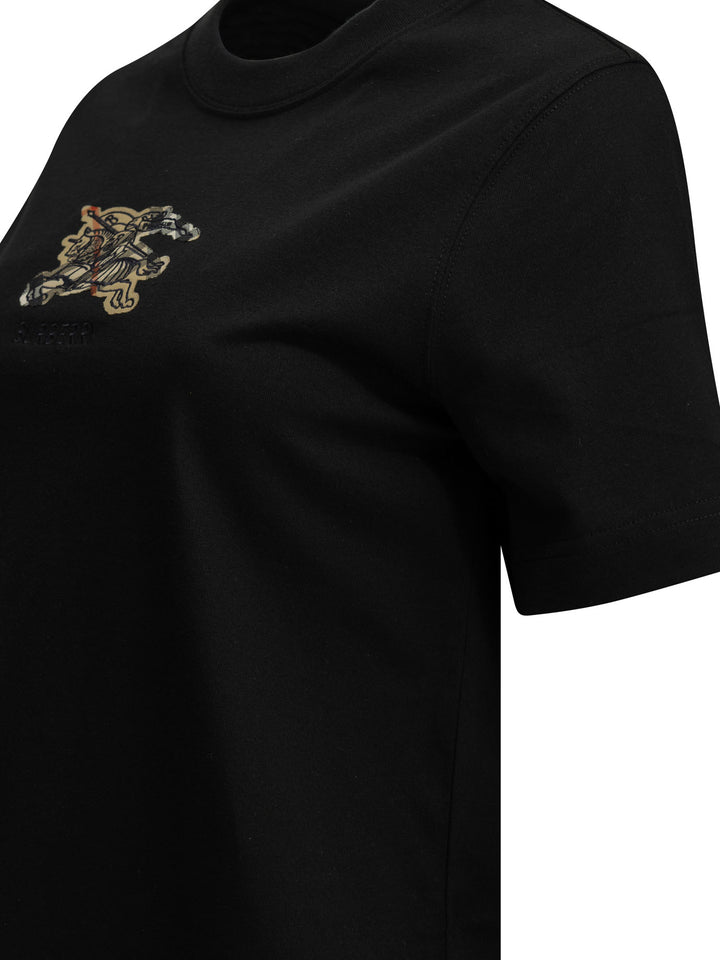 Burberry Knight Check T-shirts - Black | 35af5464b8855b37684f30702ac4058b6f04544d
