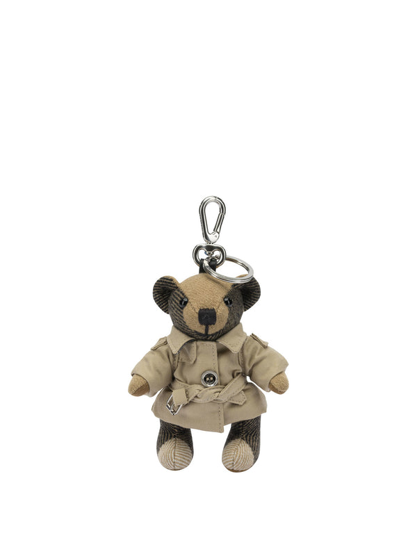 Thomas Trench Bear Key Holders & Charms Beige