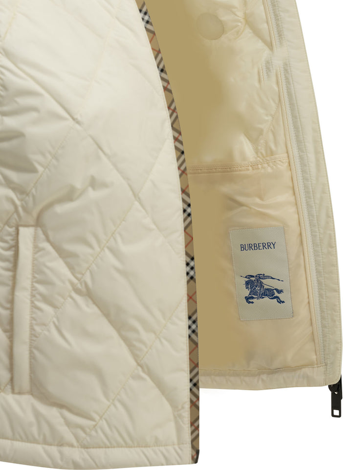 Burberry Cheswick Jackets and Coats - White | 458370cfd72ecaa9c6627e4cc17db03ed9058f01