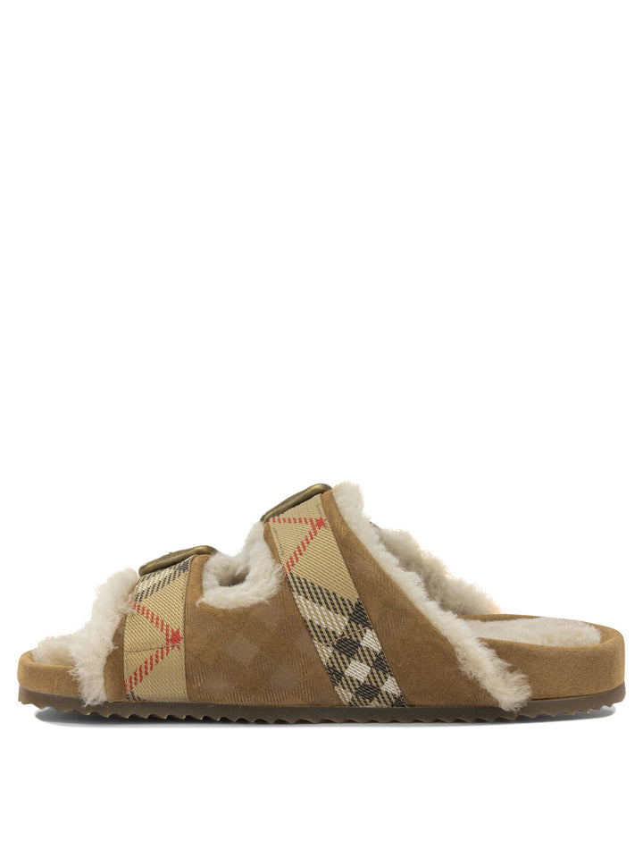 Burberry Urchin Sandals - Beige | 31ec254e7aa4f4b594af16959057fdf9b0390225