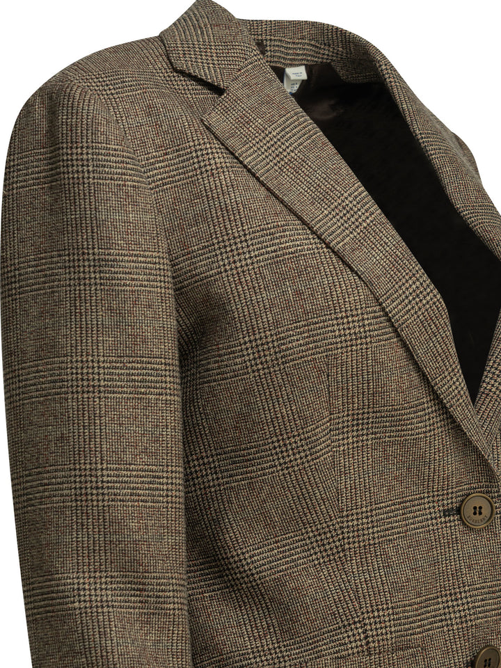Burberry Wool-And-Linen-Blend Blazer Jackets and Coats - Brown | a5ad357e6ec38155e1ece66225262f812c4a1cd0