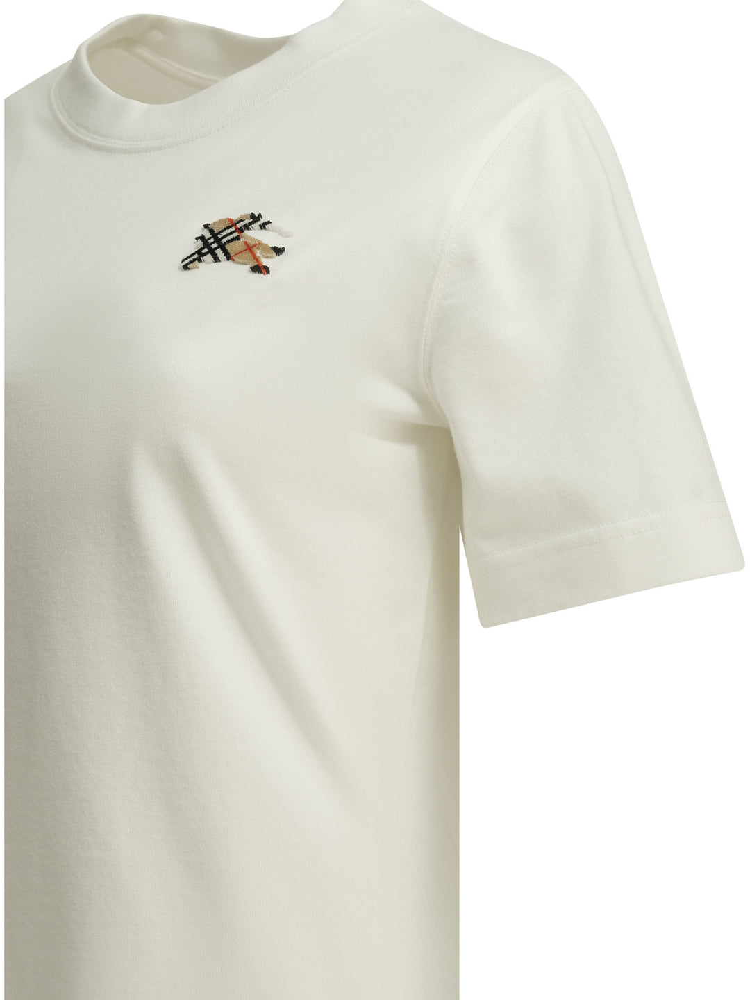 Burberry Knight Check T-shirts - White | 130ab4f3f697817ededde8b30e6f0ebded9edfe3