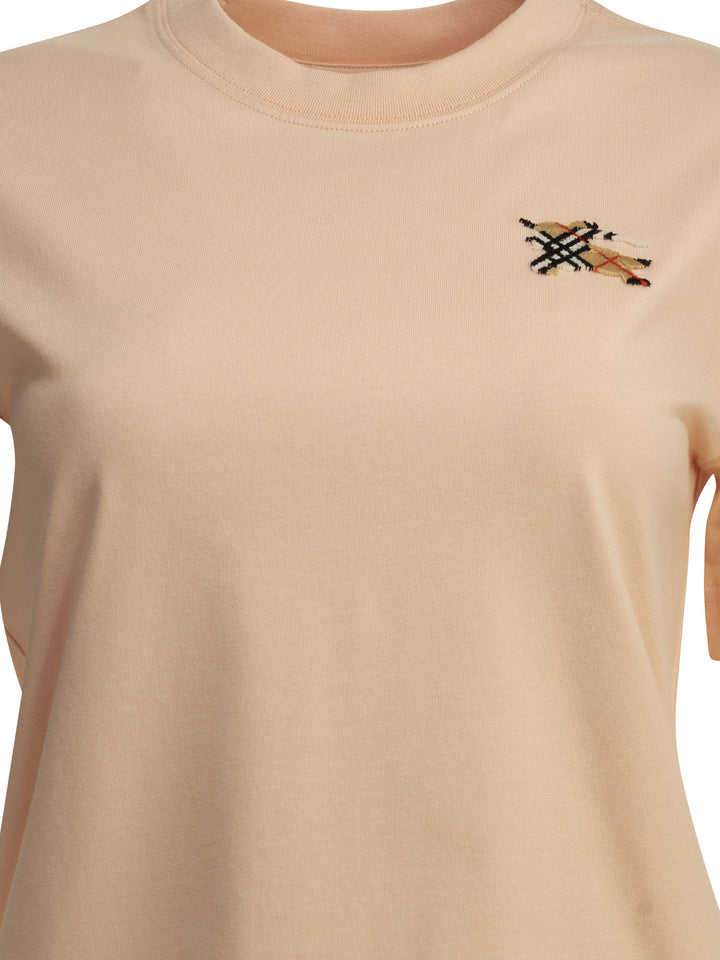 Burberry Knight Check T-shirts - Pink | 10faaa59d9fb5c6d2cd8846218b77f0e8ae29376